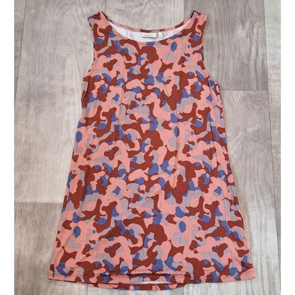 Lot Of 3 LOGO by Lori Goldstein Size S Sleeveless Tunic Tops Camo Animal Print - Picture 2 of 13